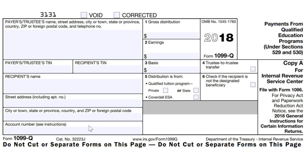 1099 Form 2023 Printable Free Instructions