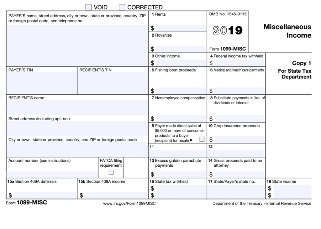 1099 MISC Instructions And How To File Square