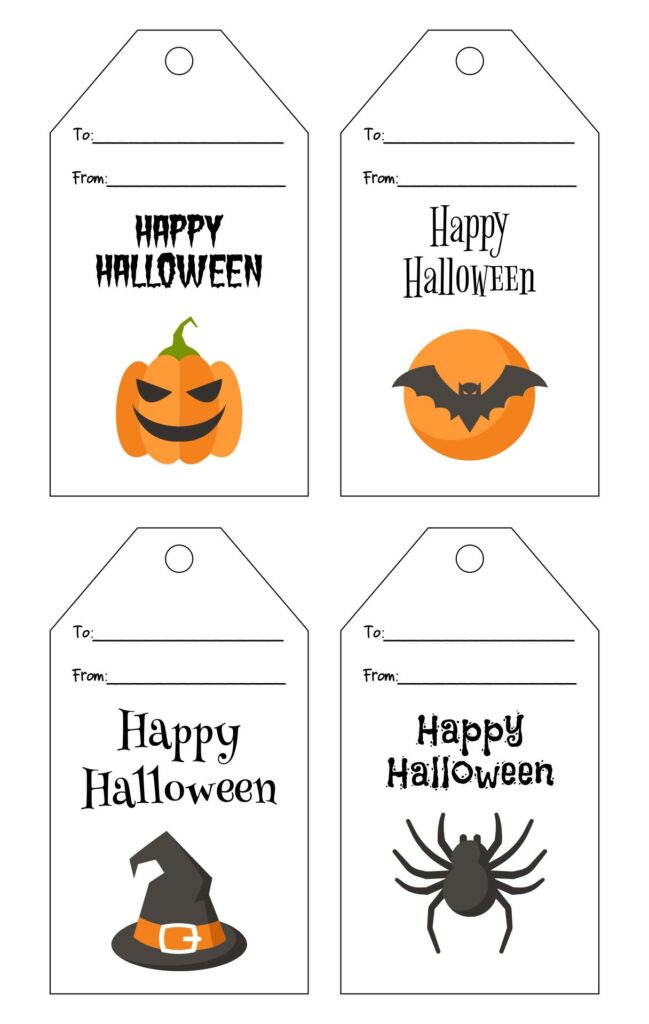 15 Best Happy Halloween Free Printable Labels PDF For Free At Printablee