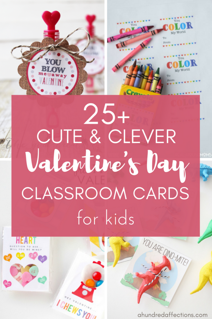 25 Clever Cute Valentine Cards For Classmates Free Printables 