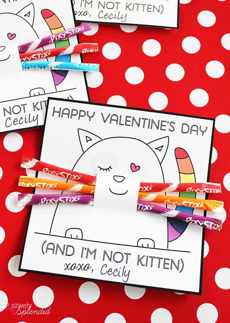 25 Cute Printable Valentine Cards For Classmates Free