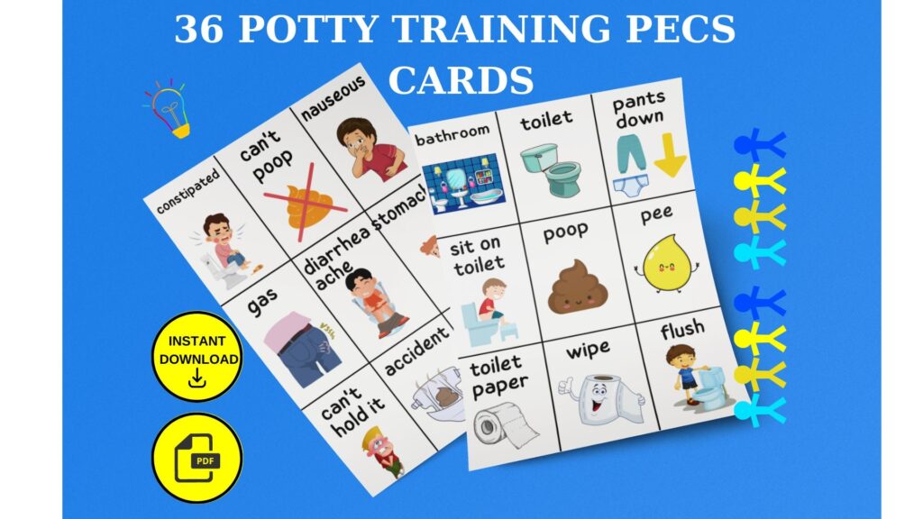 36 Printable Pecs Communication Cards For Potty Training For Boys Potty