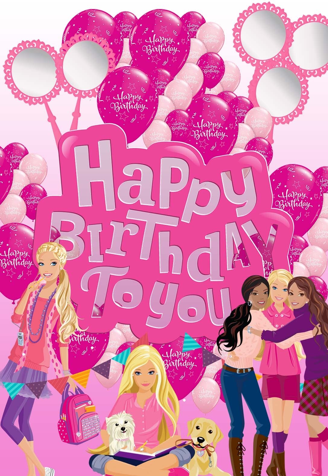 8 Barbie Barbie Princess Printable Birthday Cards free