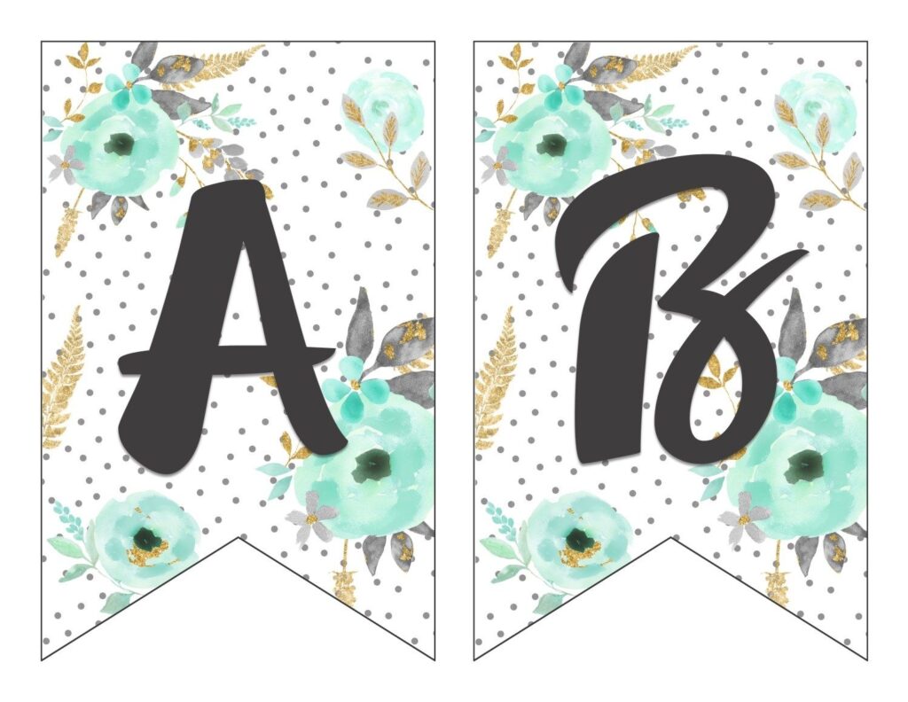 A To Z Free Printable Alphabet Letters Banner