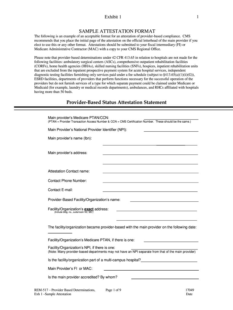 Attestation Form Example Fill Out Sign Online DocHub