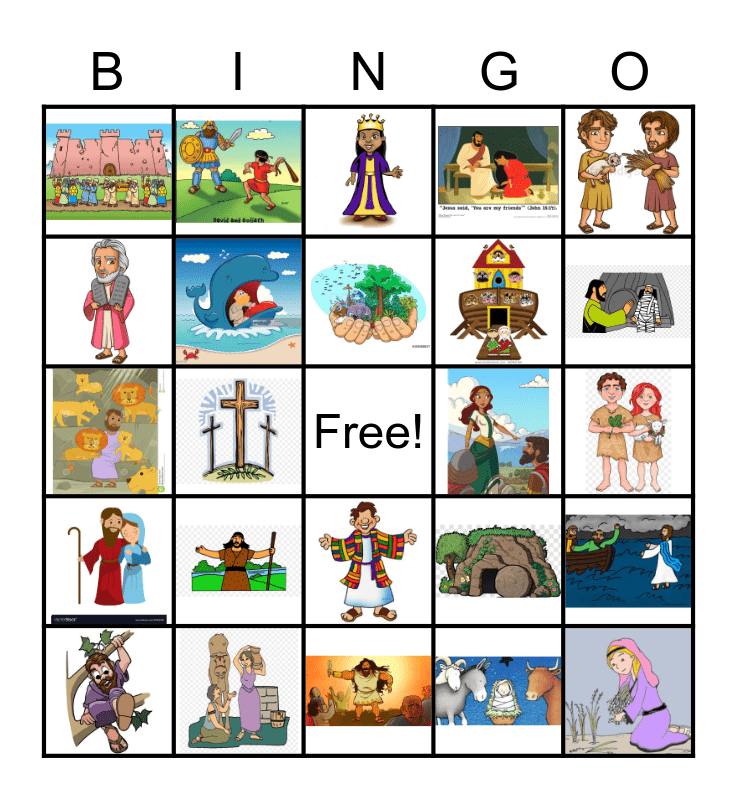 Bible Bingo Free Printables