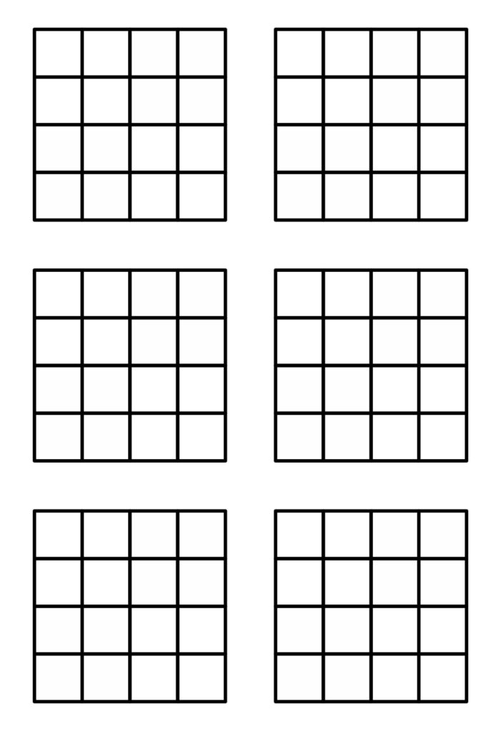 Blank Sudoku Grid Printable We Love Printables