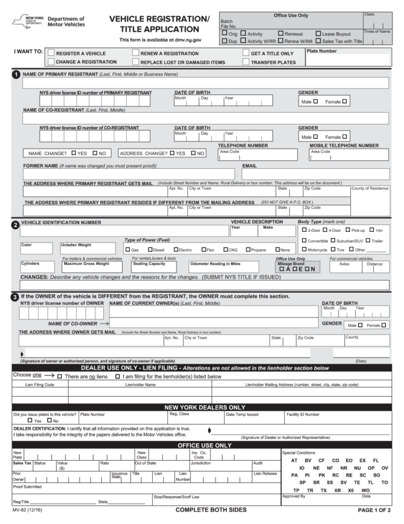 Boost Efficiency With Our Editable Form For Mv 82 Form