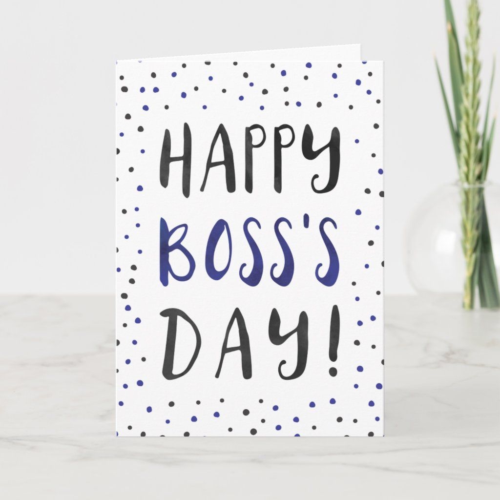 Boss Day Free Printable Cards Happy Boss s Day Humor With Red Blue And