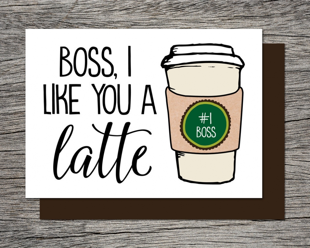 Boss s Day Printable Cards