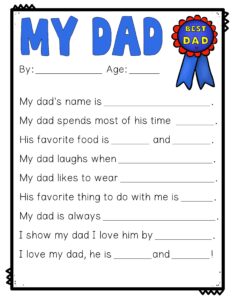 Father #39 S Day Fill In The Blank Free Printable We Love Printables Father #39 S Day Fill In The Blank Free Printable We Love Printables