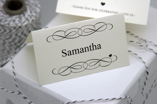 FREE DIY Printable Place Card Template And Tutorial Polka Dot Bride