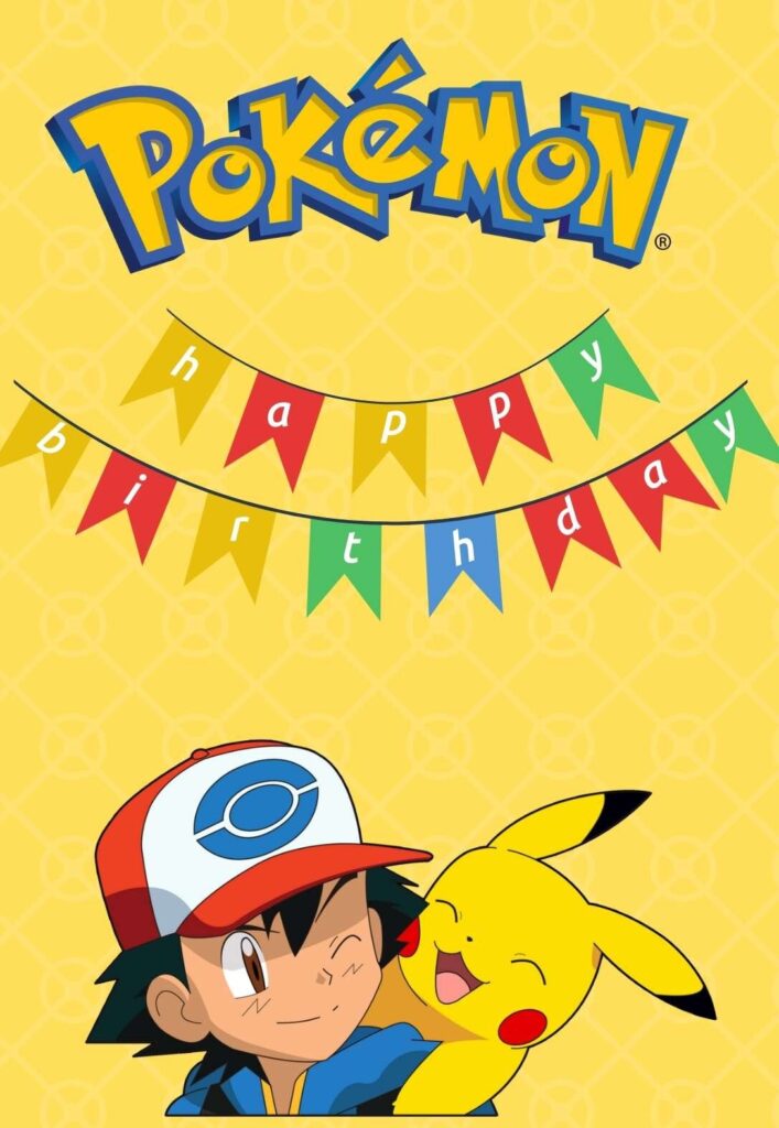 Free Pokemon Birthday Card Printables Printable Word Searches