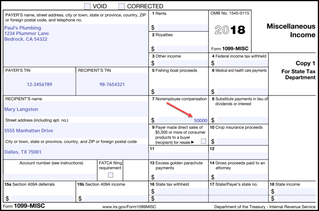 Free Printable 1099 Misc Forms Free Printable