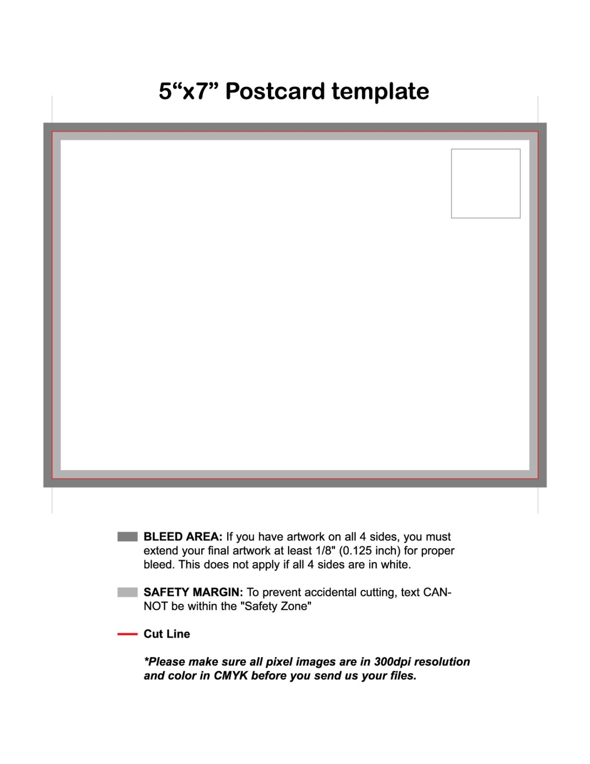 5 X 7 Printable Cards - We Love Printables
