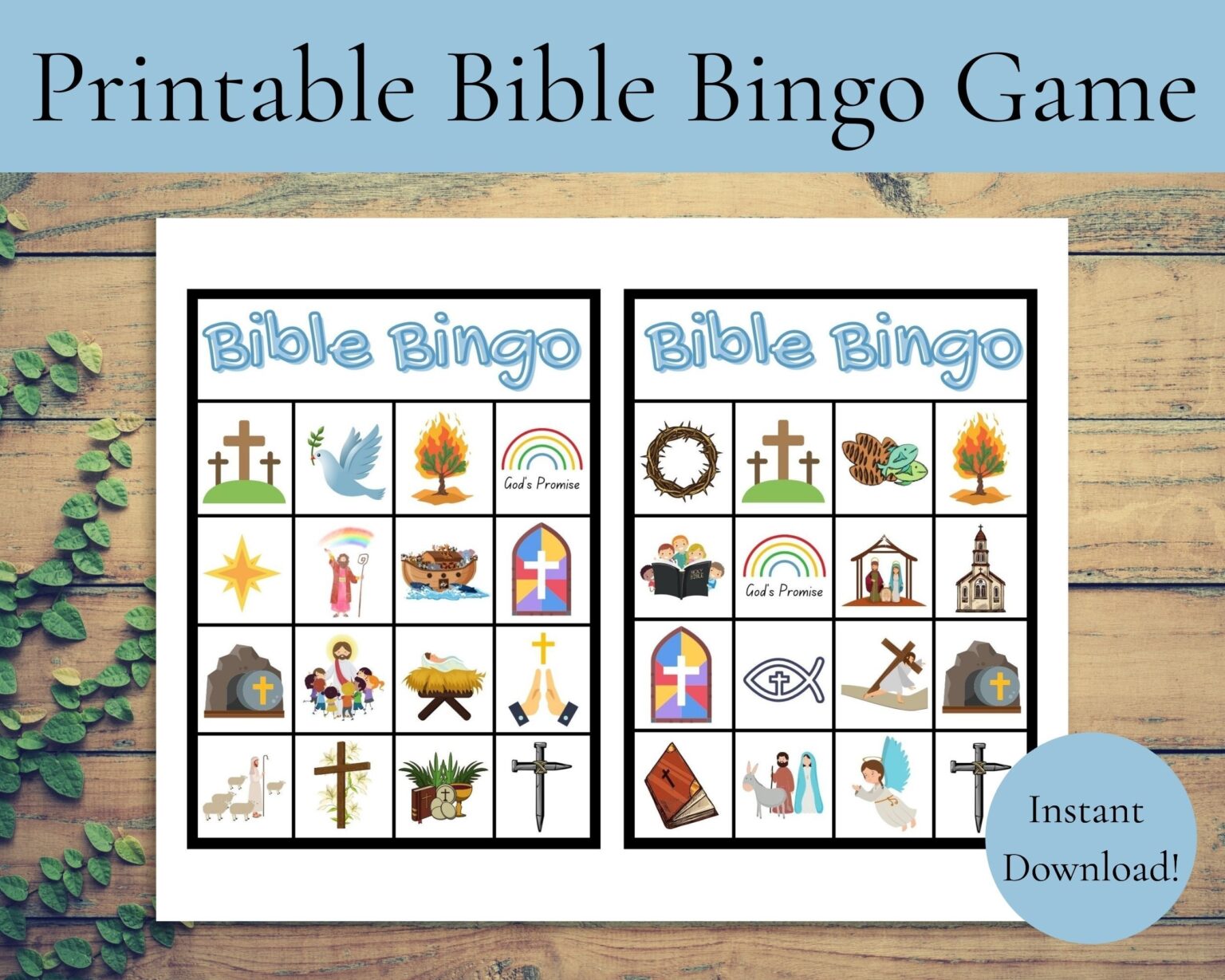 Free Bible Bingo Game Printables We Love Printables
