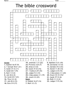 Free Printable Bible Crosswords We Love Printables Free Printable Bible Crosswords We Love Printables