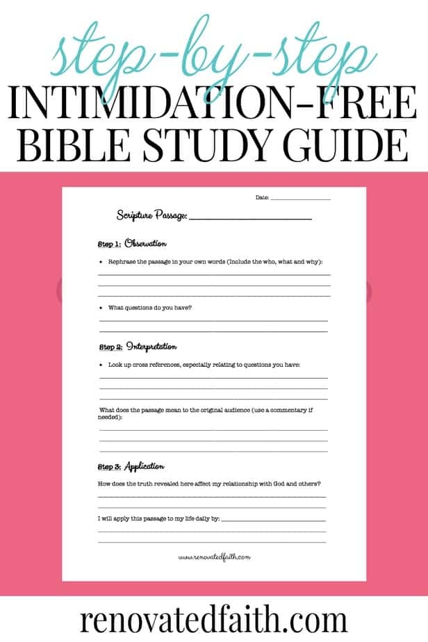 Free Printable Bible Study Guide CHURCHGISTS COM