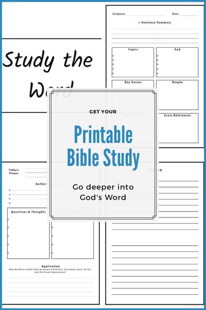 Free Printable Bible Study On Job Printable Calendars AT A GLANCE