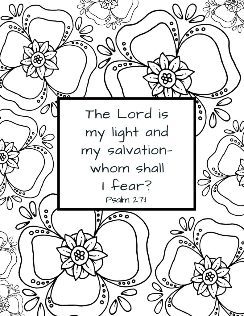 Free Printable Bible Verses Coloring Pages