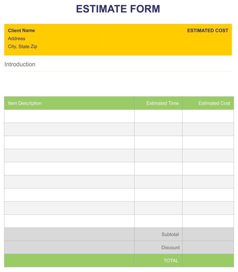 Blank Free Printable Bid Sheets We Love Printables Blank Free Printable Bid Sheets We Love Printables
