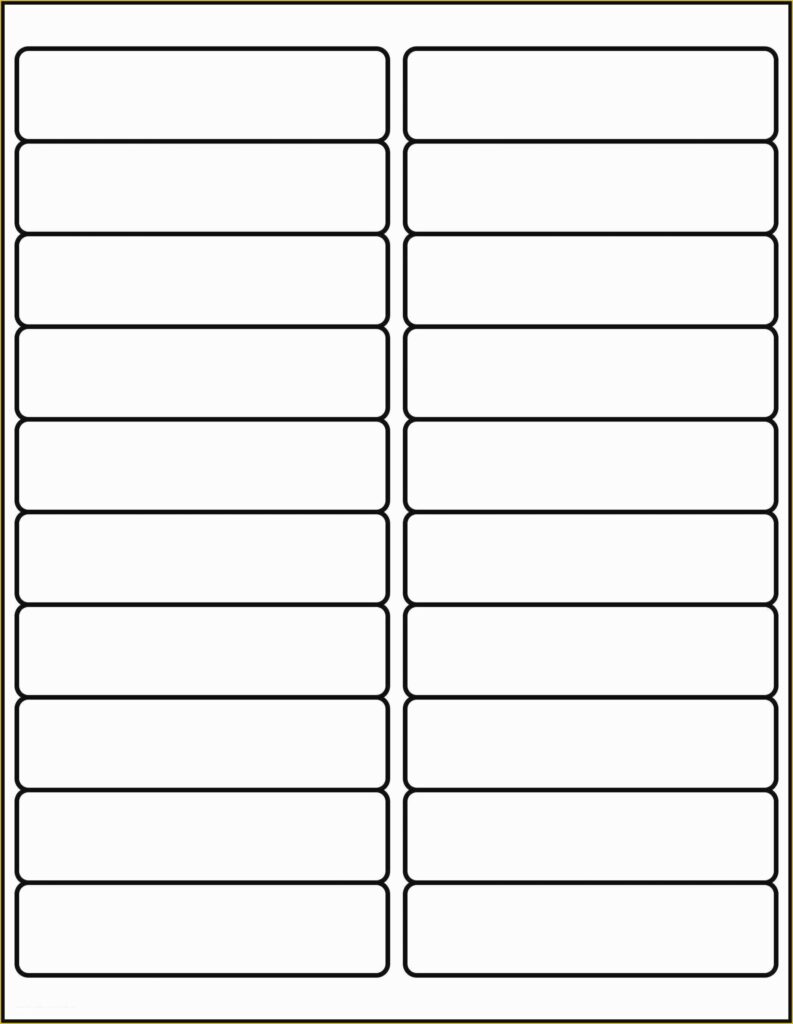 Free Printable File Folder Labels Template