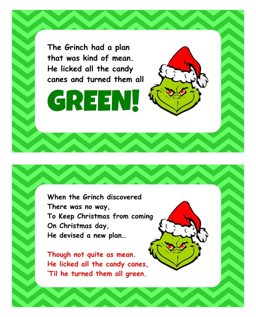 Free Printable Grinch Labels