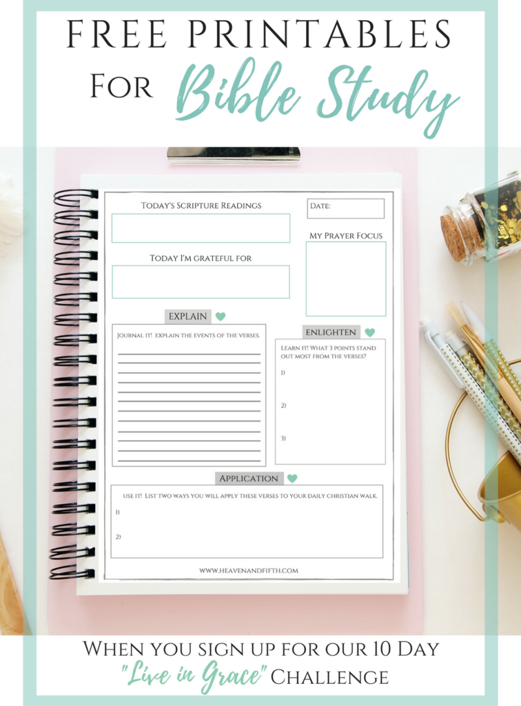 Free Printable One Year Bible Reading Plan