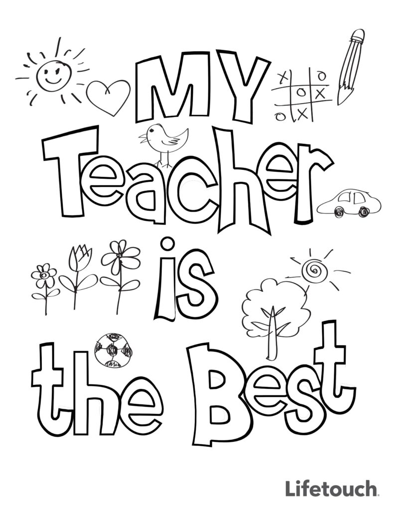 Free Printable Teacher Appreciation Cards To Color