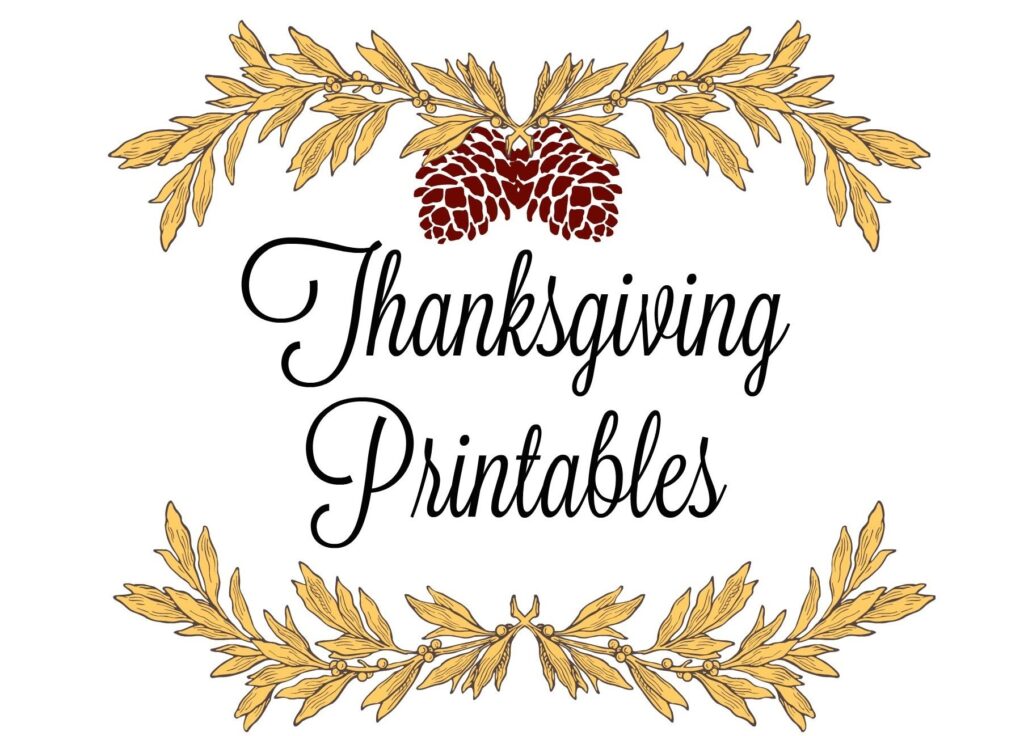 Free Printable Thanksgiving Card