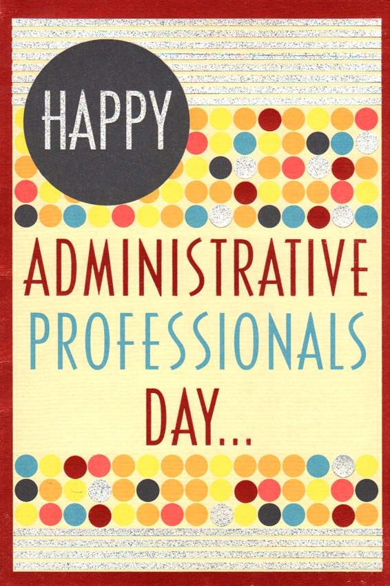 Happy Administrative Professionals Day Printable Card