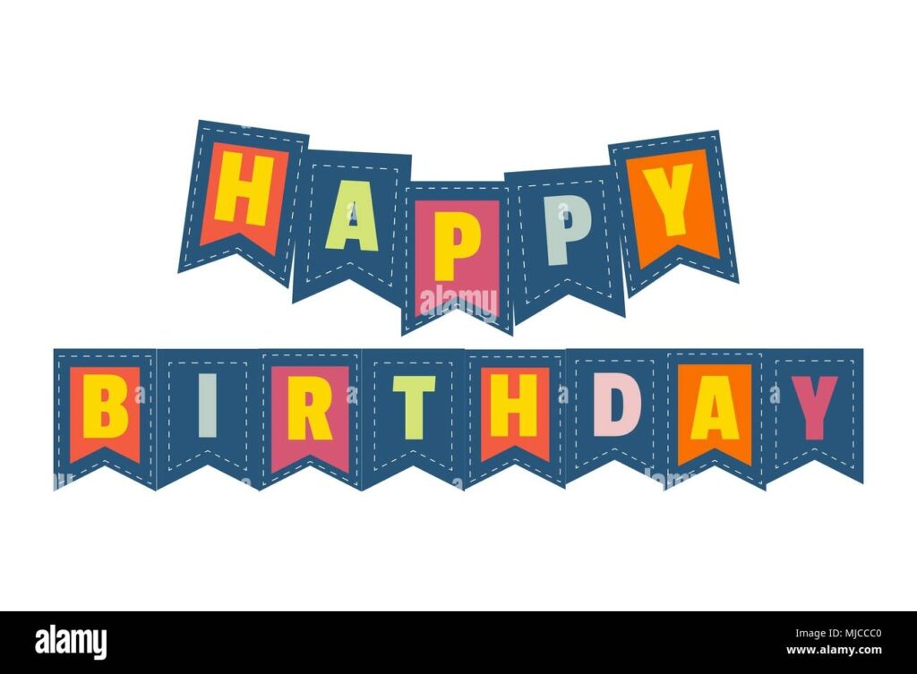 Happy Birthday Alphabet Letters Printable