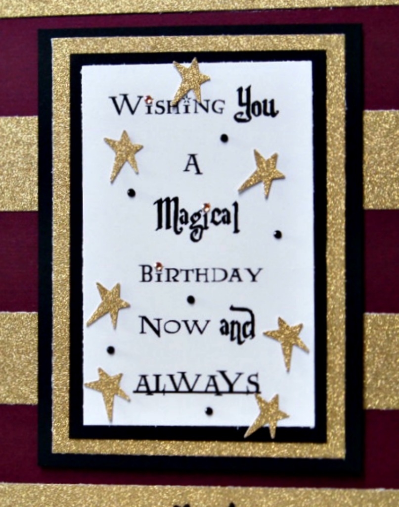 Harry Potter Birthday Card Printable Customize And Print