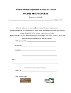 Release Form Template - We Love Printables