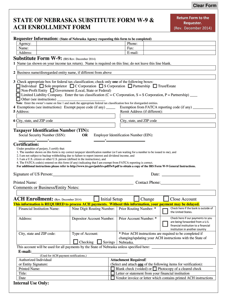 Ne W9 Form 2023 W9 Form 2024