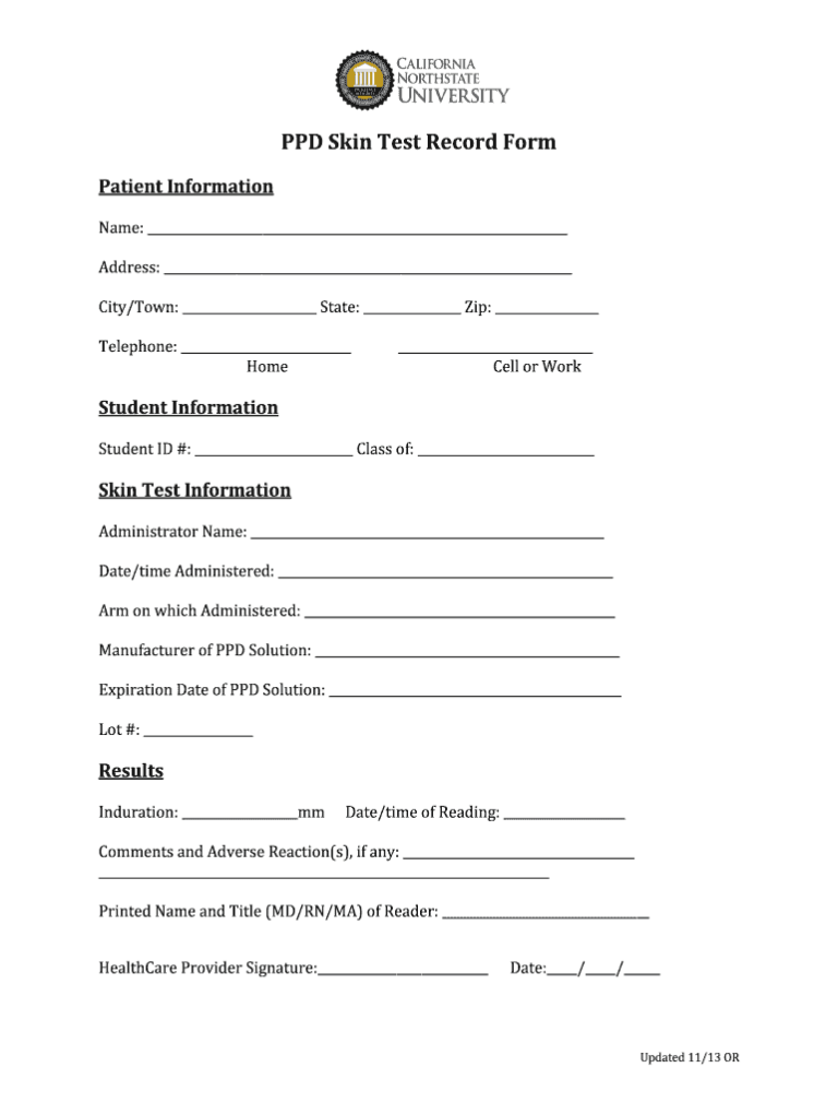 Printable Ppd Form We Love Printables