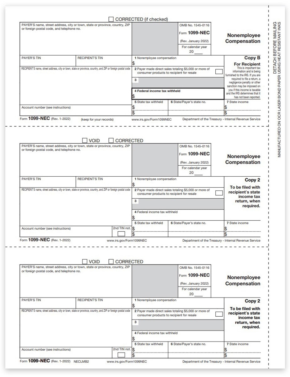 Printable 1099 Nec Form 2025 Erma Odetta