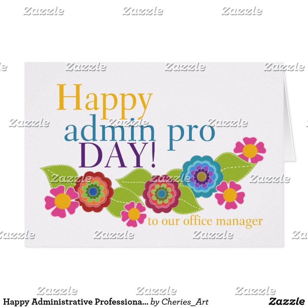 Printable Administrative Professional Day Cards