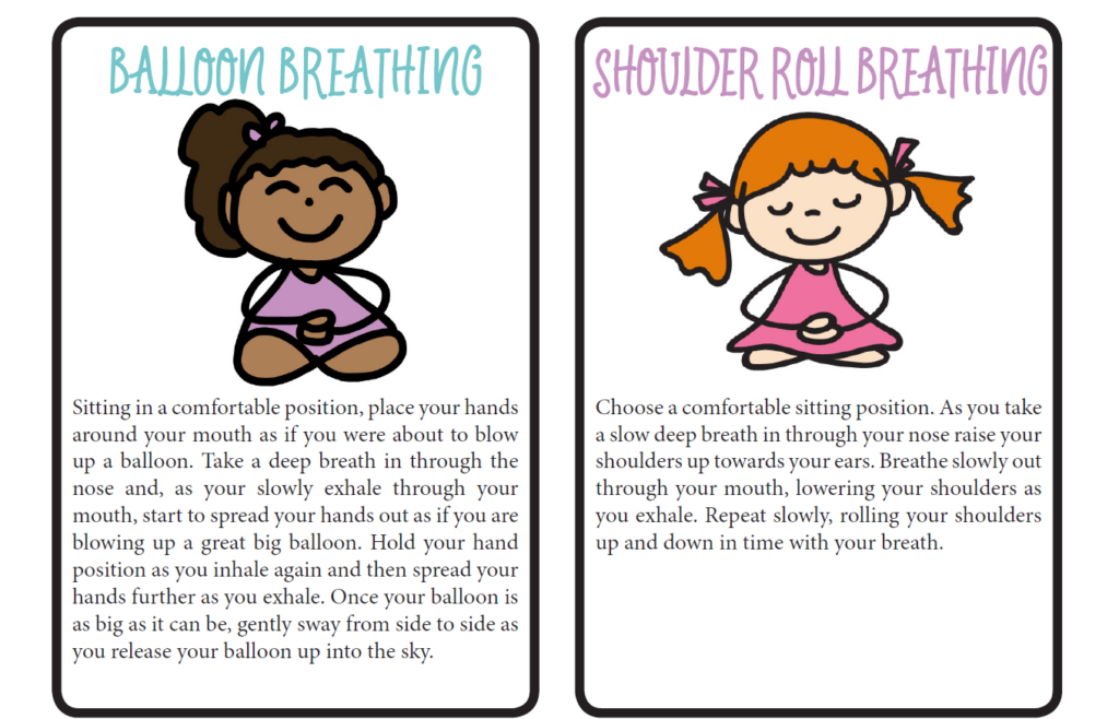 Printable Breathing Exercise Cards