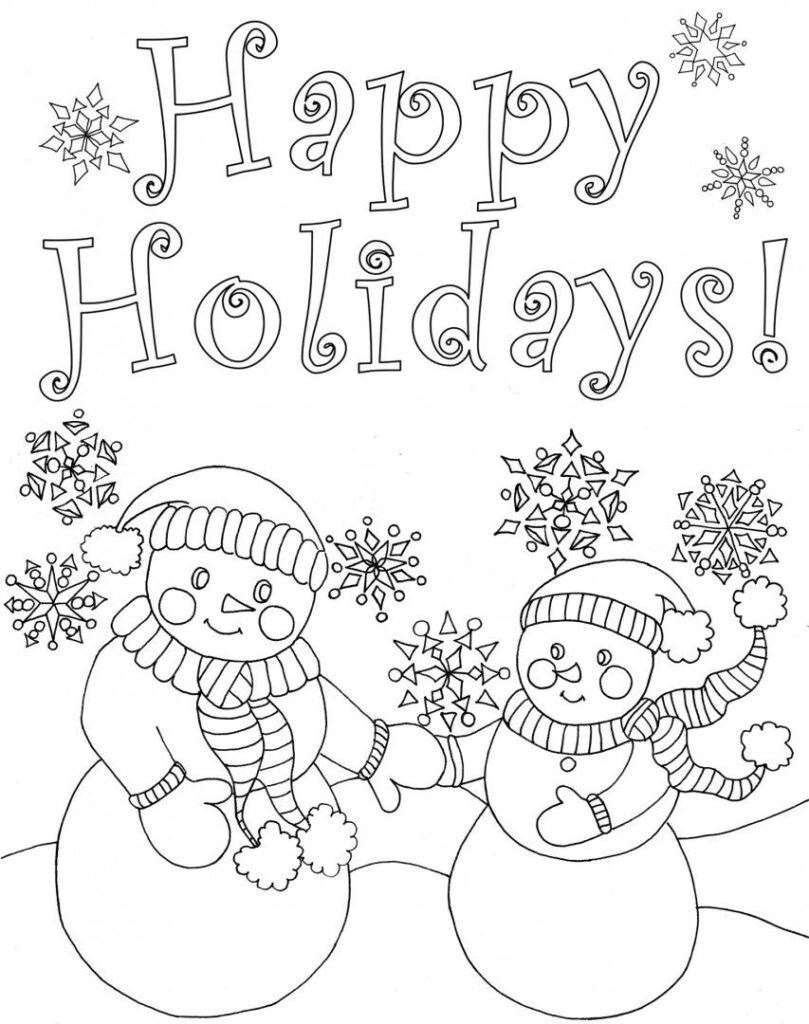 Printable Christmas Cards To Color Pdf Get Your Hands On Amazing Free 