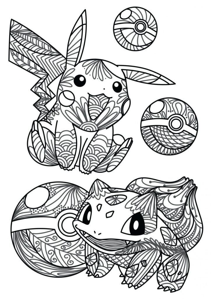 Printable Pokemon Cards To Color