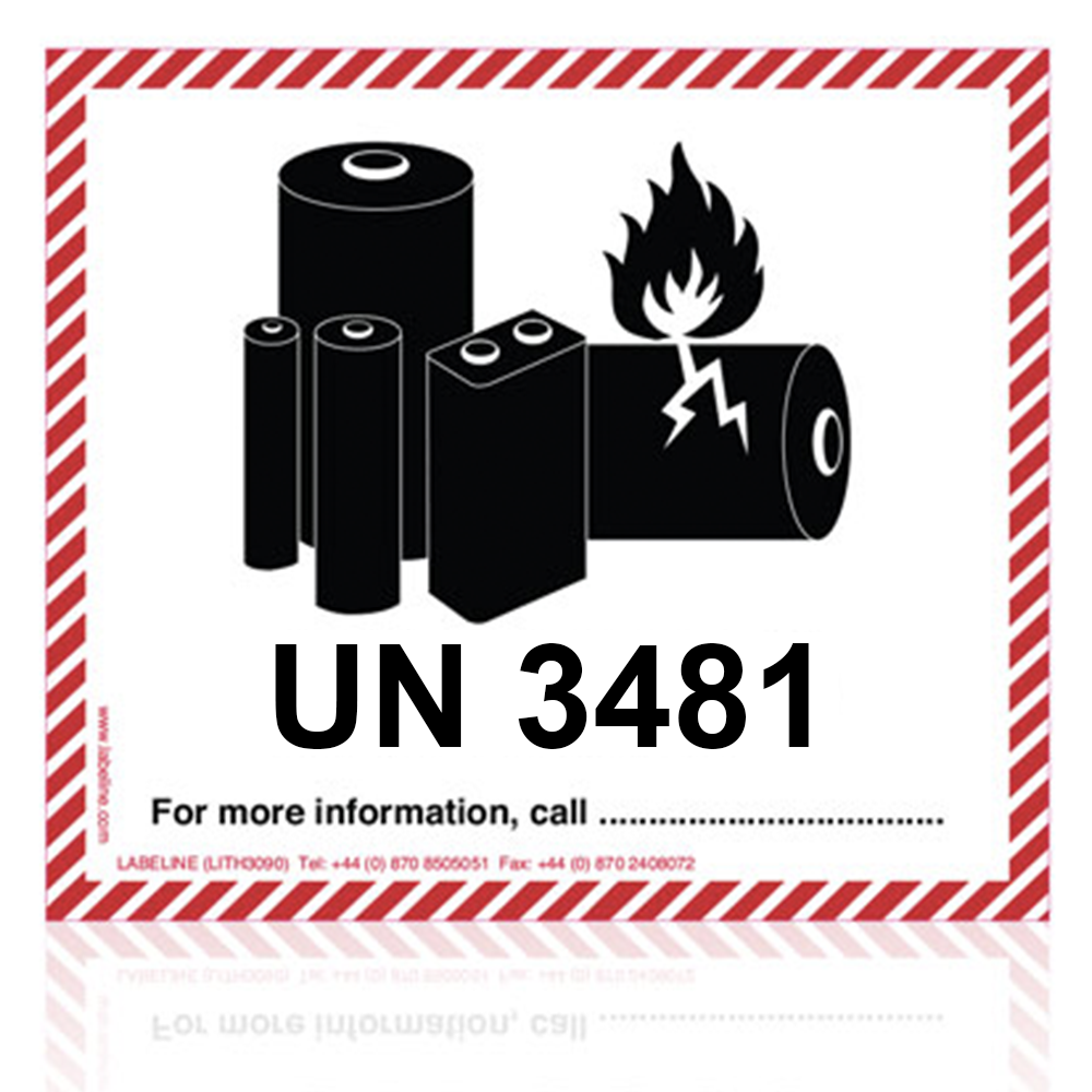 Printable Un3481 Label