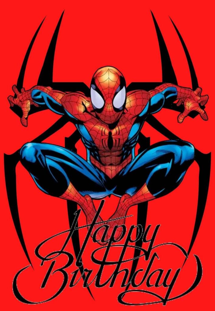 Spiderman Printable Birthday Cards PRINTBIRTHDAY CARDS