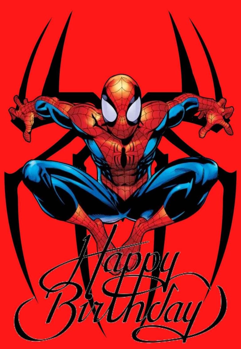 Spiderman Birthday Card Printable - We Love Printables