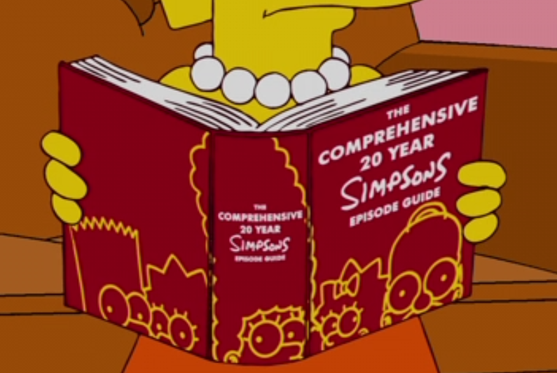 The Comprehensive 20 Year Simpsons Episode Guide Wikisimpsons The 