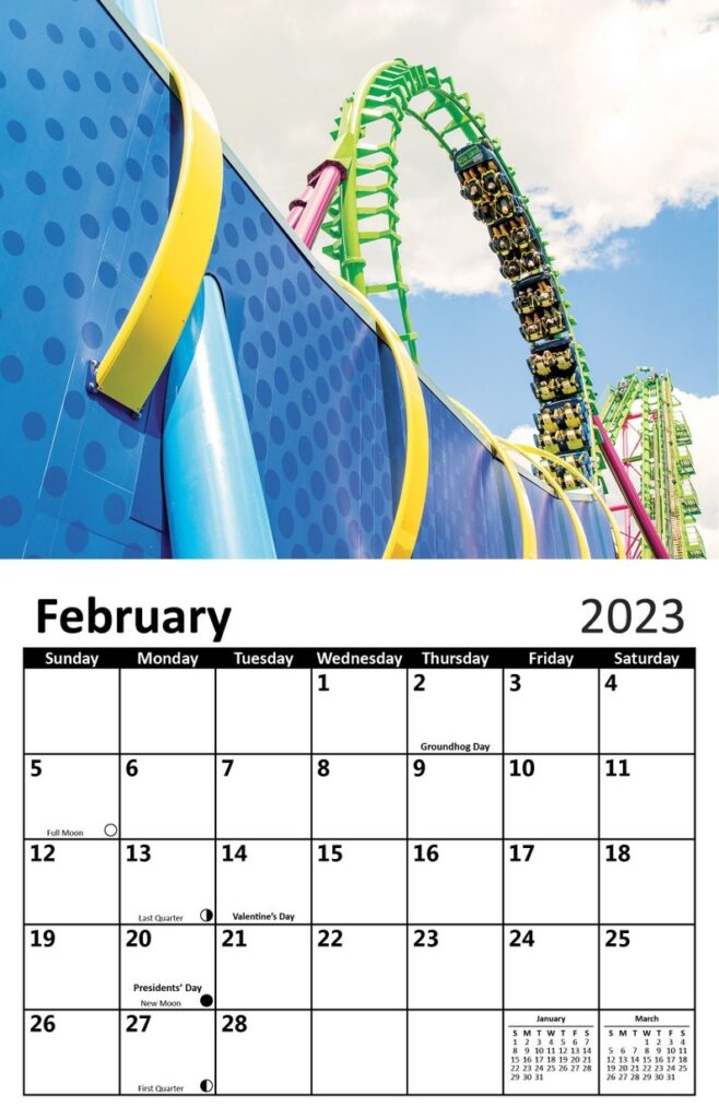 2023 Hersheypark Images Calendar Etsy