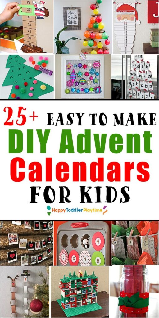 25 Easy DIY Advent Calendars For Kids Happy Toddler Playtime Advent 