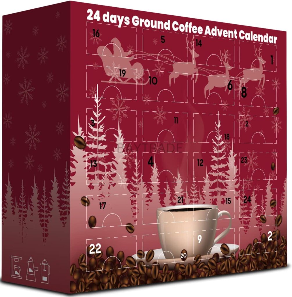 Amazon Christmas Coffee Advent Calendar 2024 24 Days Flavored 