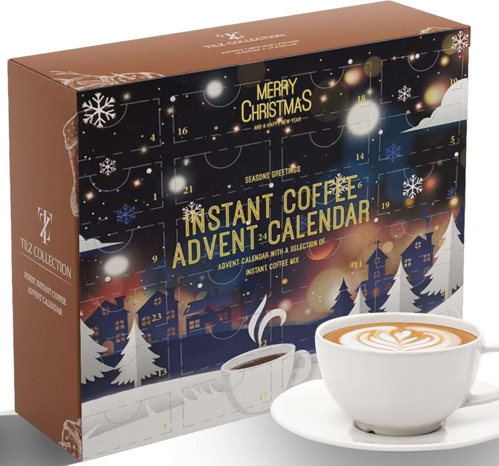 Amazon Instant Coffee Advent Calendar 2023 24 Days Flavoured 