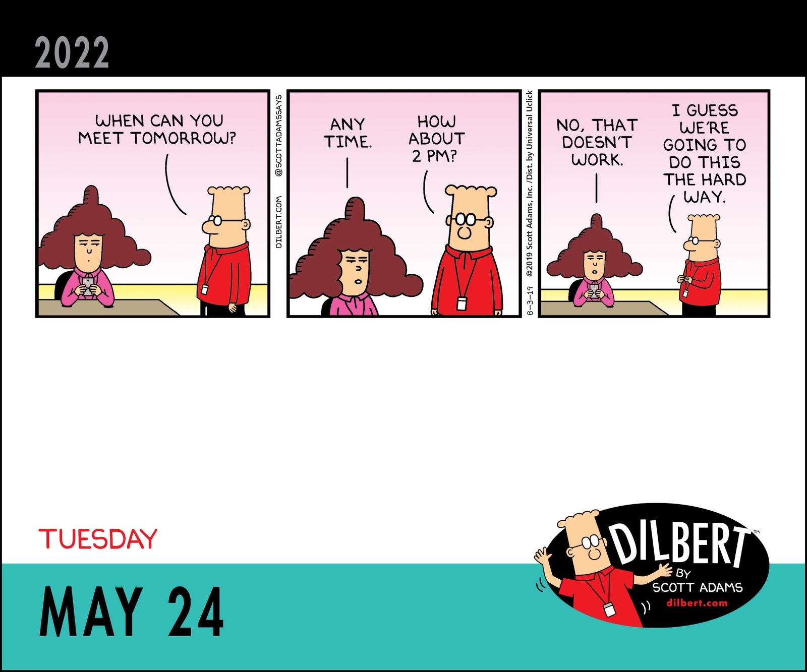 Dilbert Calendar 2024 Day To Day Ericha Bethany